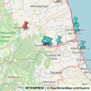 Mappa Via Cola D'Amatrice, 63100 Ascoli Piceno AP, Italia (17.11636)