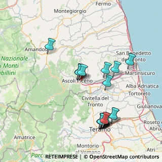 Mappa Via Cola D'Amatrice, 63100 Ascoli Piceno AP, Italia (16.7755)