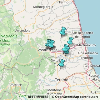 Mappa Via Cola D'Amatrice, 63100 Ascoli Piceno AP, Italia (7.51818)