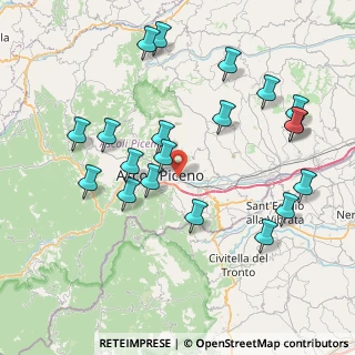 Mappa Via Cola D'Amatrice, 63100 Ascoli Piceno AP, Italia (8.947)