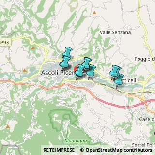 Mappa Via Ugolino Panichi, 63100 Ascoli Piceno AP, Italia (0.98231)