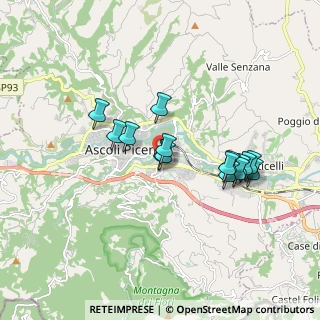 Mappa Via Ugolino Panichi, 63100 Ascoli Piceno AP, Italia (1.588)