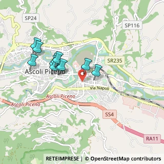 Mappa Via Ugolino Panichi, 63100 Ascoli Piceno AP, Italia (0.88182)