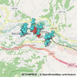 Mappa Via Ugolino Panichi, 63100 Ascoli Piceno AP, Italia (0.673)