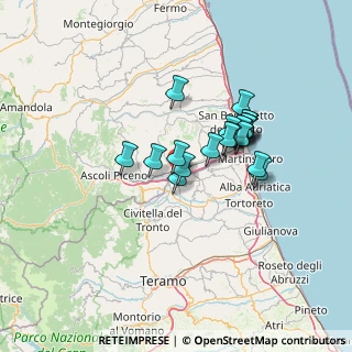 Mappa Zona Industriale, 64010 Ancarano TE, Italia (10.988)