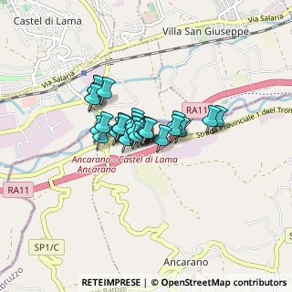 Mappa Zona Industriale, 64010 Ancarano TE, Italia (0.5175)