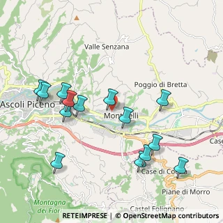 Mappa Via delle Ninfee, 63100 Ascoli Piceno AP, Italia (2.22286)
