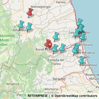 Mappa Via delle Ninfee, 63100 Ascoli Piceno AP, Italia (18.25733)