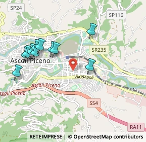 Mappa Via Mari Erasmo, 63100 Ascoli Piceno AP, Italia (1.07364)