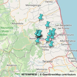 Mappa Via Faleria, 63100 Ascoli Piceno AP, Italia (7.07)
