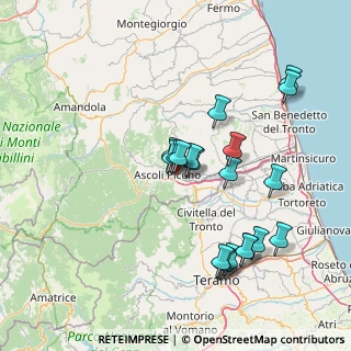 Mappa Via Faleria, 63100 Ascoli Piceno AP, Italia (15.22)