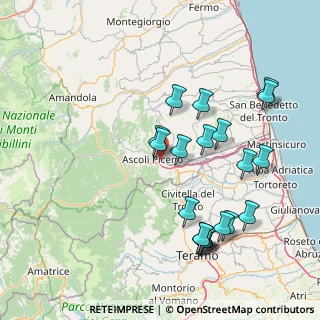 Mappa Via Faleria, 63100 Ascoli Piceno AP, Italia (17.274)