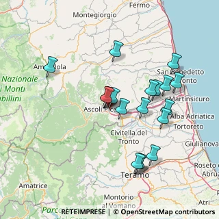 Mappa Via Faleria, 63100 Ascoli Piceno AP, Italia (13.909)