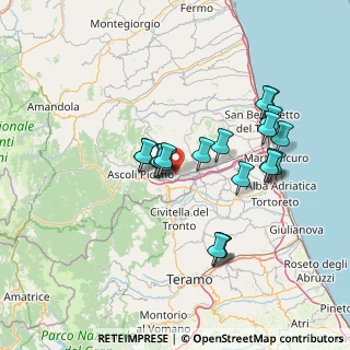 Mappa Strada Salaria Inferiore, 63100 Ascoli Piceno AP, Italia (13.7995)