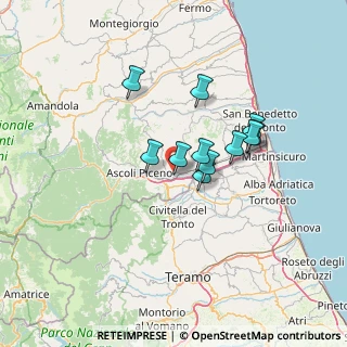 Mappa Strada Salaria Inferiore, 63100 Ascoli Piceno AP, Italia (10.43545)