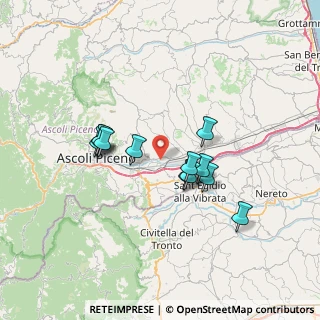Mappa Strada Salaria Inferiore, 63100 Ascoli Piceno AP, Italia (6.04917)