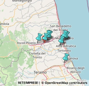 Mappa SP  Bonifica Del Tronto, 64010 Ancarano TE, Italia (9.6175)