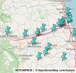 Mappa SP  Bonifica Del Tronto, 64010 Ancarano TE, Italia (9.9055)