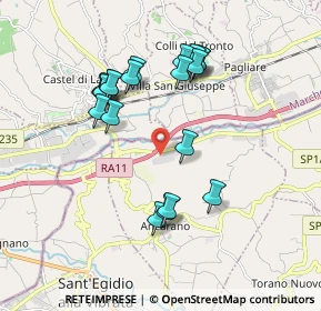 Mappa SP  Bonifica Del Tronto, 64010 Ancarano TE, Italia (1.823)
