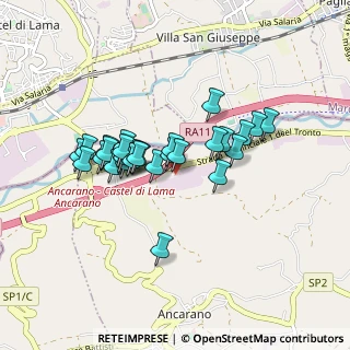 Mappa SP  Bonifica Del Tronto, 64010 Ancarano TE, Italia (0.73667)