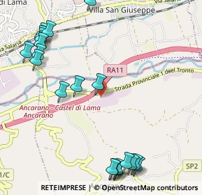 Mappa SP  Bonifica Del Tronto, 64010 Ancarano TE, Italia (1.463)