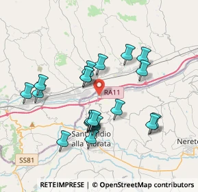 Mappa Strada della Bonifica, 64010 Ancarano TE, Italia (3.607)