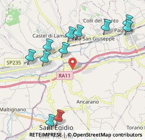 Mappa Zona Industriale Tronto, 64010 Ancarano TE, Italia (2.42455)