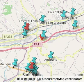 Mappa Zona Industriale Tronto, 64010 Ancarano TE, Italia (2.675)