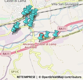 Mappa Zona Industriale Tronto, 64010 Ancarano TE, Italia (1.0965)