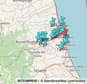 Mappa Zona Industriale Tronto, 64010 Ancarano TE, Italia (9.17533)