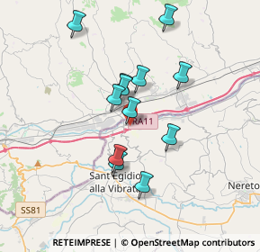 Mappa Zona Industriale Tronto, 64010 Ancarano TE, Italia (3.1075)