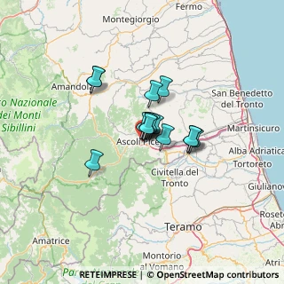 Mappa Viale delle Rimembranze, 63100 Ascoli Piceno AP, Italia (7.786)
