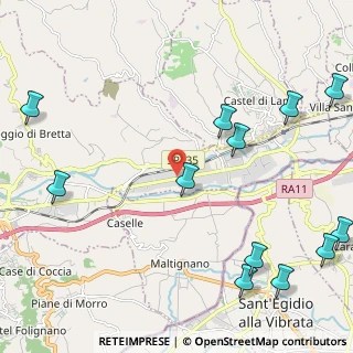 Mappa Zona Industriale Campolungo, 63100 Ascoli Piceno AP, Italia (3.1275)