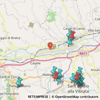 Mappa Zona Industriale Campolungo, 63100 Ascoli Piceno AP, Italia (3.26947)