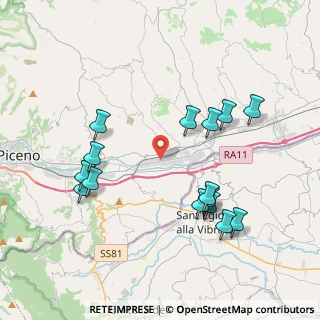 Mappa Zona Industriale Campolungo, 63100 Ascoli Piceno AP, Italia (4.26867)