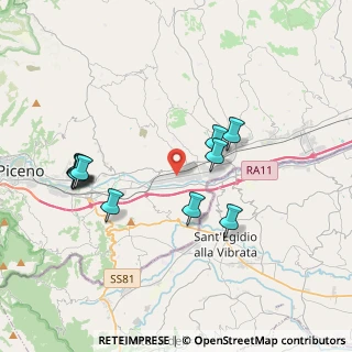 Mappa Zona Industriale Campolungo, 63100 Ascoli Piceno AP, Italia (3.99182)