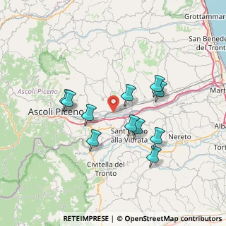 Mappa Zona Industriale Campolungo, 63100 Ascoli Piceno AP, Italia (6.63545)