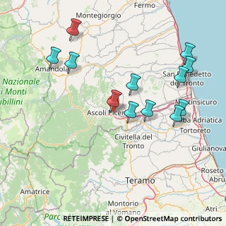 Mappa Via S. Severino, 63100 Ascoli Piceno AP, Italia (17.355)