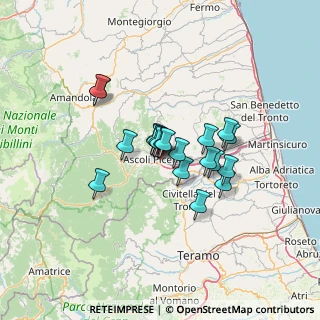 Mappa Via S. Severino, 63100 Ascoli Piceno AP, Italia (9.522)
