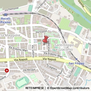 Mappa Via San Severino, 32, 63100 Ascoli Piceno, Ascoli Piceno (Marche)