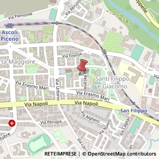 Mappa Via Tolentino, 18, 63100 Ascoli Piceno, Ascoli Piceno (Marche)