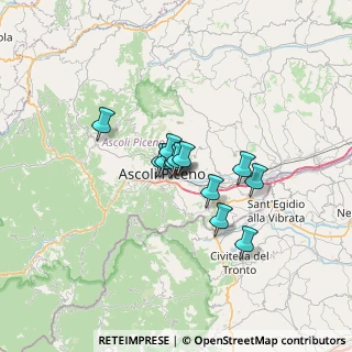 Mappa Via Tolentino, 63100 Ascoli Piceno AP, Italia (4.37583)