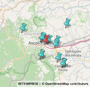 Mappa Via S. Severino, 63100 Ascoli Piceno AP, Italia (5.57846)