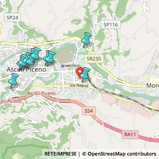 Mappa Via Tolentino, 63100 Ascoli Piceno AP, Italia (1.29545)