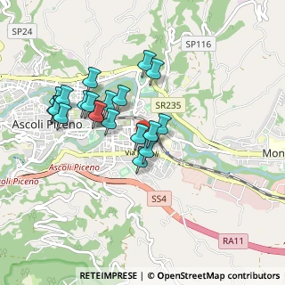 Mappa Via S. Severino, 63100 Ascoli Piceno AP, Italia (0.8545)