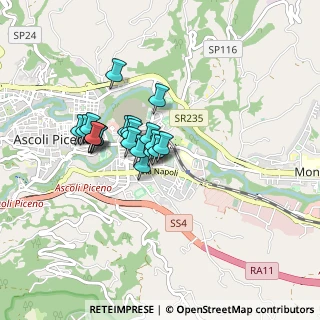 Mappa Via S. Severino, 63100 Ascoli Piceno AP, Italia (0.6385)