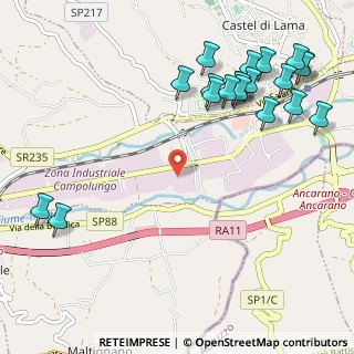 Mappa CAP, 63100 Campolungo-Villa Sant'Antonio AP, Italia (1.4185)