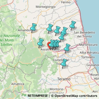 Mappa Viale Rimembranze, 63100 Ascoli Piceno AP, Italia (10.48667)