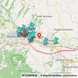 Mappa Via di Tolignano, 63100 Ascoli Piceno AP, Italia (1.65)