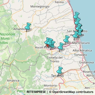 Mappa Via di Tolignano, 63100 Ascoli Piceno AP, Italia (17.93)